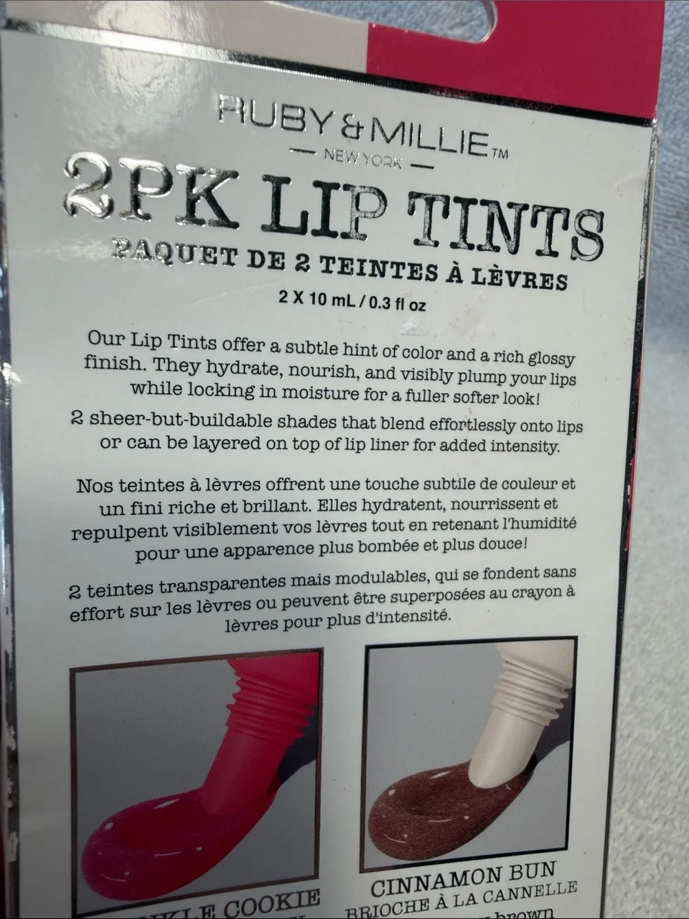 🌻5 for $30🌻 Ruby & Millie 2PK Peptide Lip Tints